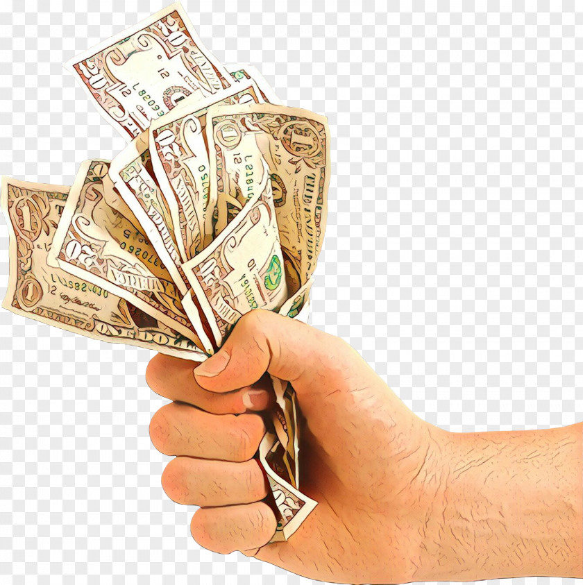 Paper Finger Money Cash Currency Dollar Saving PNG