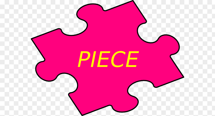 Pink Puzzle Clip Art Product Line M Special Olympics Area PNG