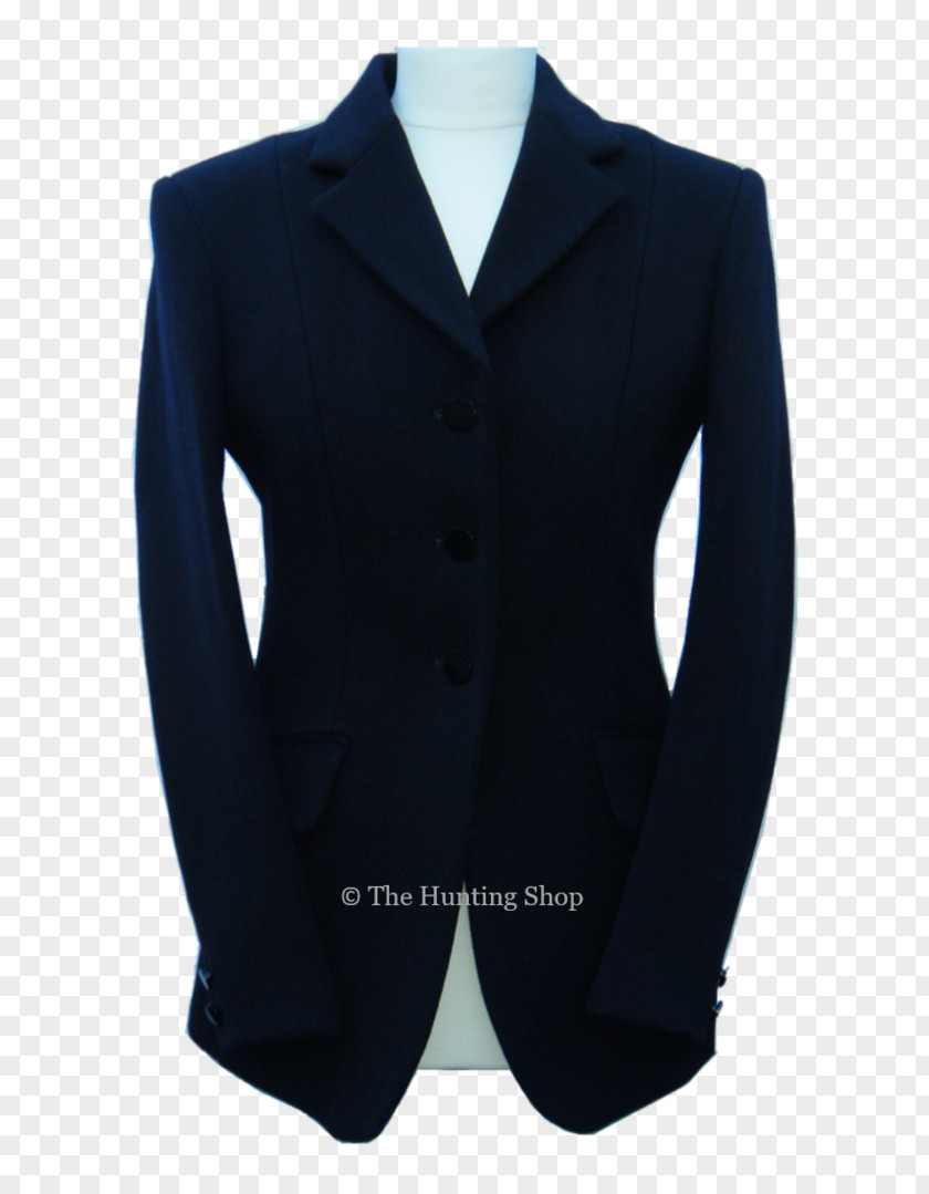 Tattersall Blazer Cobalt Blue Tuxedo M. PNG