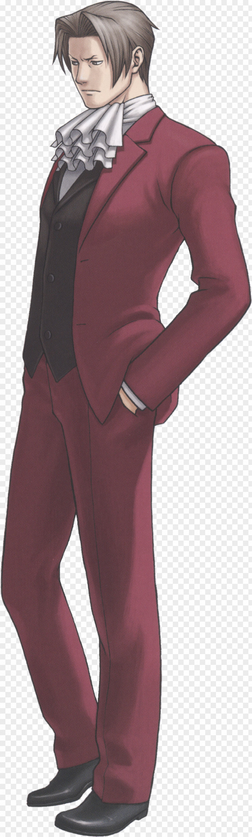 Apollo Justice: Ace Attorney Professor Layton Vs. Phoenix Wright: − Justice For All Investigations: Miles Edgeworth PNG