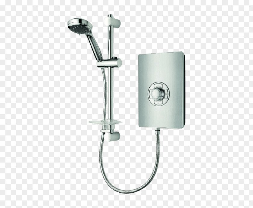 Brushed Steel Triton Showers Bathroom Plumbworld Plumbing PNG
