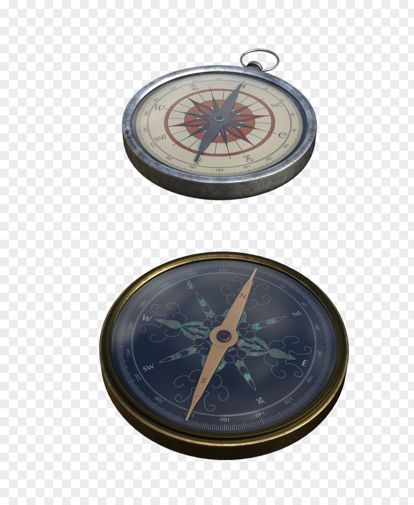 Compass North Pole Magnetism PNG