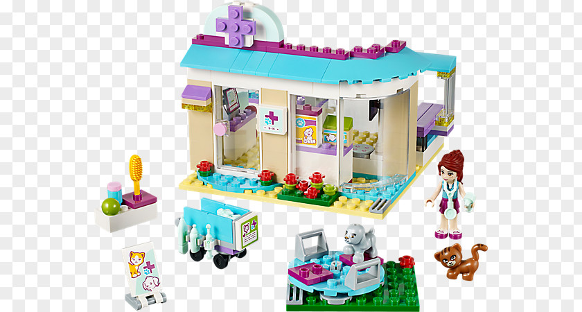 En Us Lego Friends Animals LEGO 41085 Vet Clinic 3188 Heartlake 41093 Hair Salon 41086 Ambulance PNG