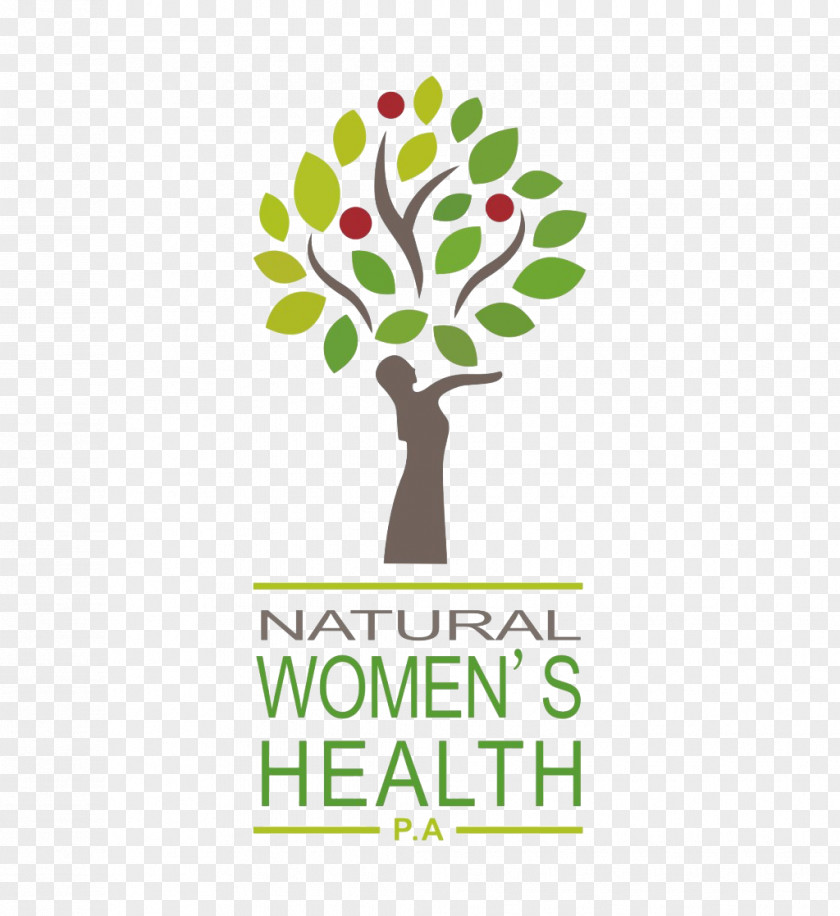 Green Leaves And Female Elements Health Care Medicine Logo Physician Womens PNG
