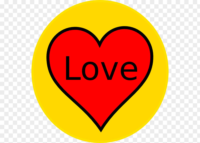 Heart Clip Art Yellow Red Logo PNG