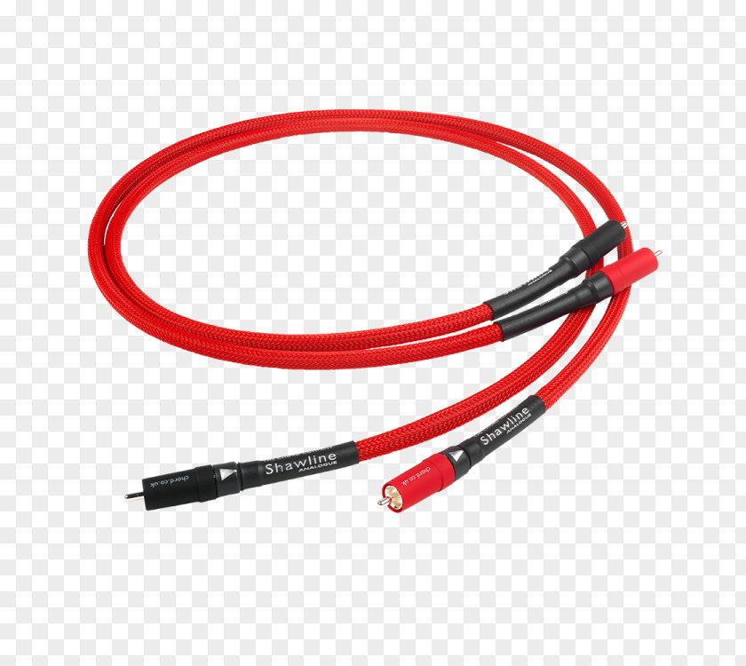 RCA Chord Company Shawline Speaker Cable Digital Sound Shawline- XLRDigital Audio To Rca PNG