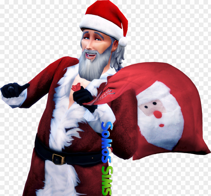 Santa Claus Christmas Ornament PNG