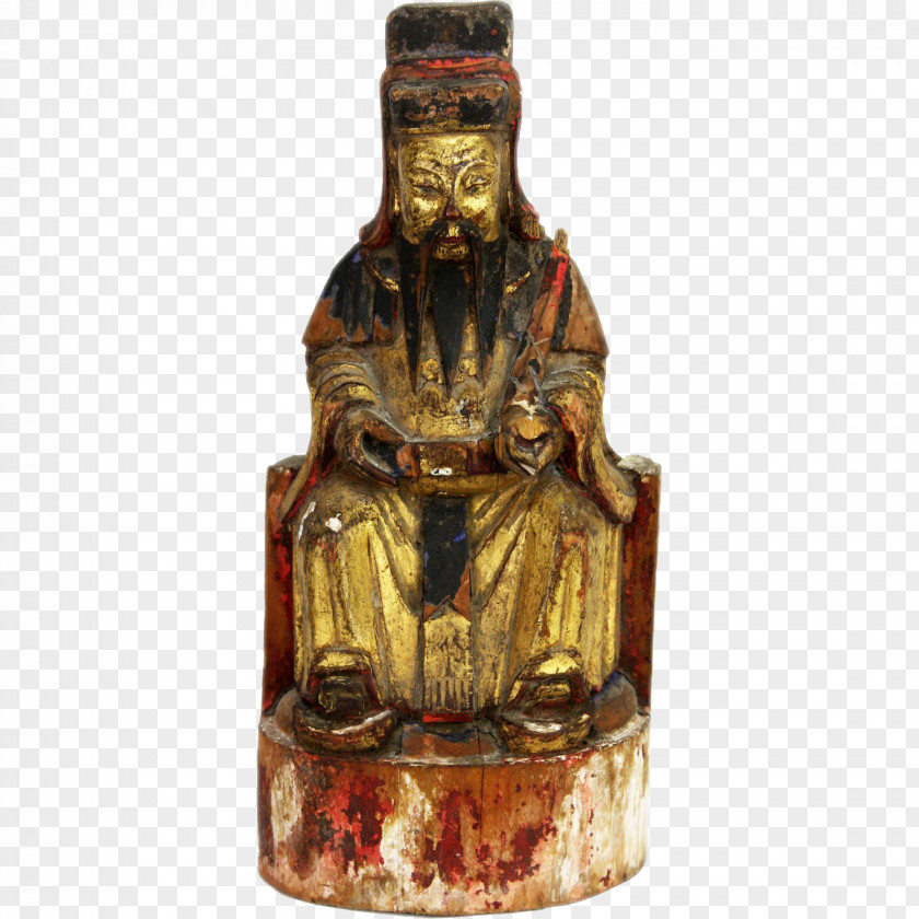 Statue Wood Carving Figurine Ancient History PNG