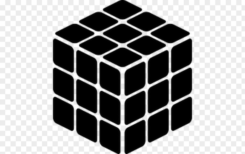 Cube Rubik's Puzzle Logo PNG