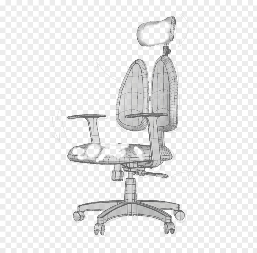Freehand Line Drawing Double-backed Chairs Office Chair PNG