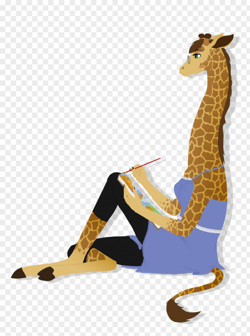 Giraffe Work Of Art Painting Artist PNG