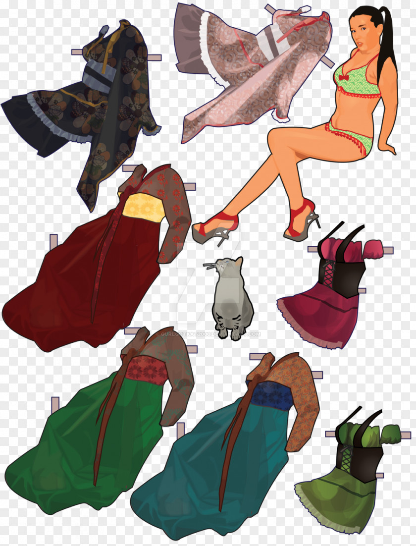 Paper Doll Clothing Toy PNG