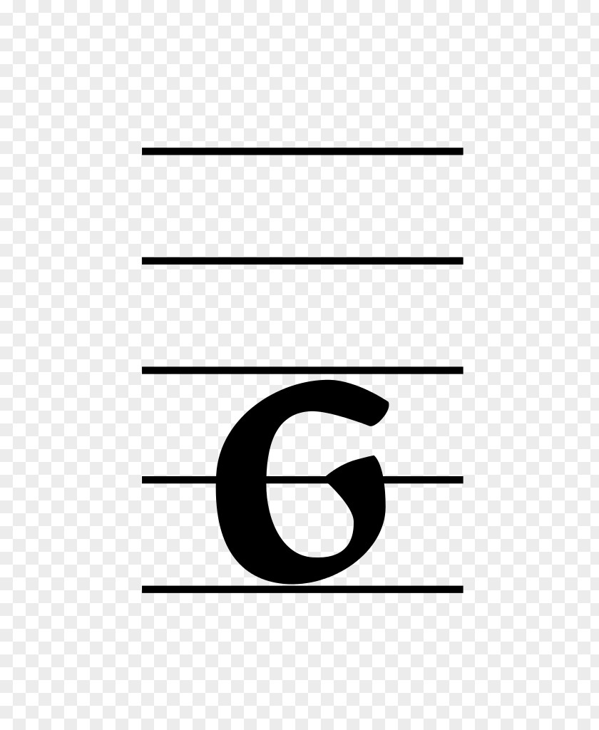 Picture Of G Clef Clip Art PNG