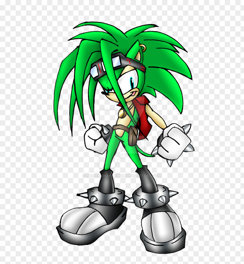 Sonic Underground Manic The Hedgehog Drawing PNG