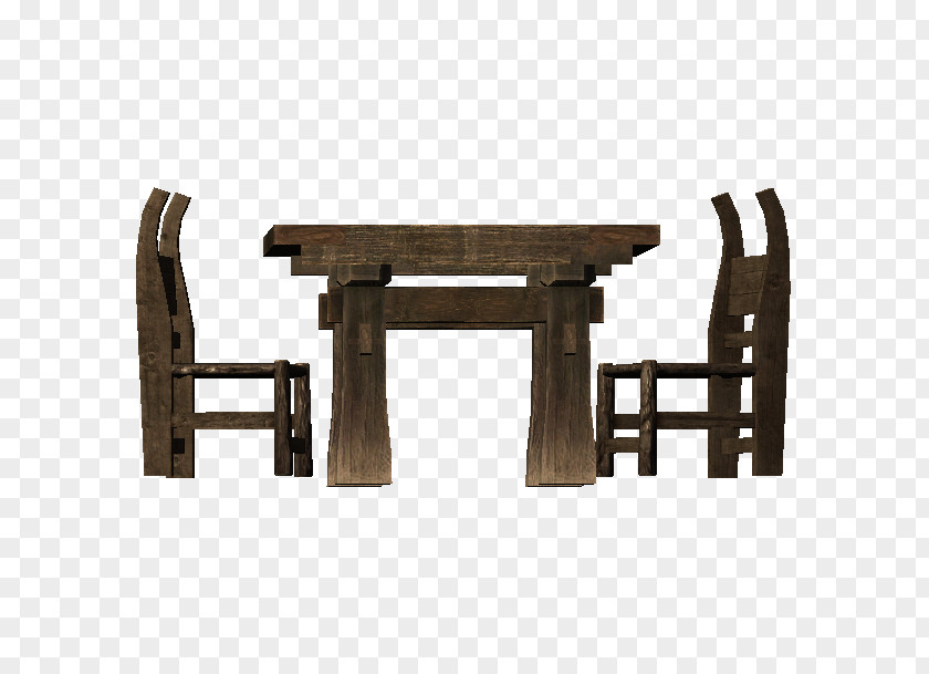 Square-table Table The Elder Scrolls V: Skyrim – Hearthfire Furniture Chair Downloadable Content PNG