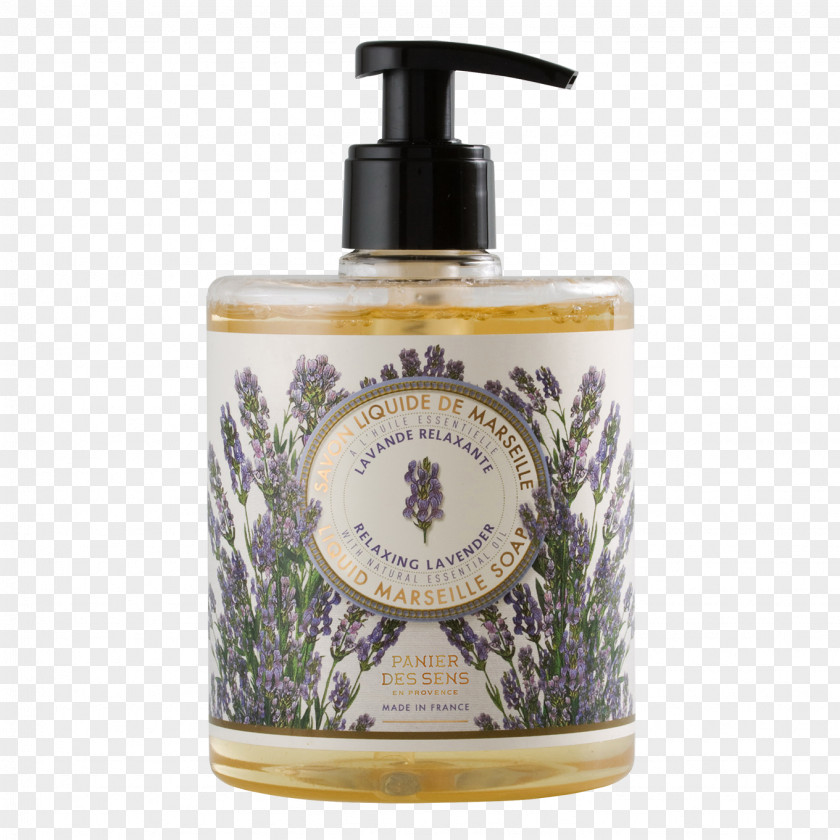 The Fragrance Of Floating Marseille Soap Lotion English Lavender PNG