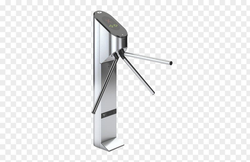 Unfolding Self Turnstile Tripod System Access Control Stainless Steel PNG