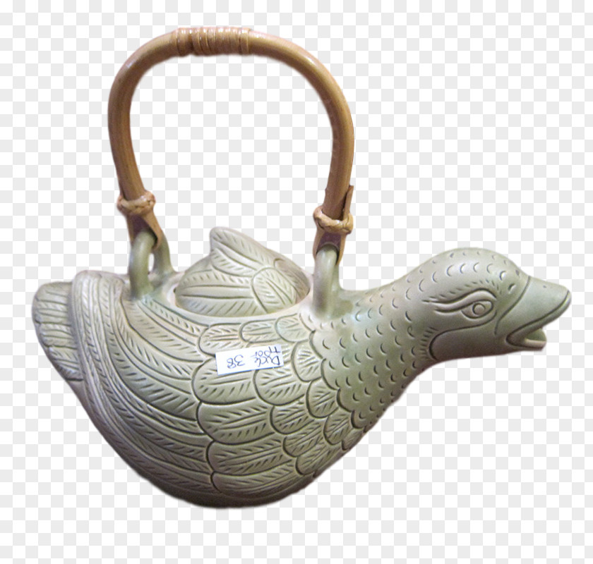 Kettle Teapot Tennessee Pottery PNG