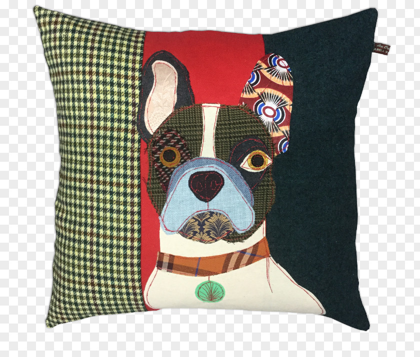 Pillow French Bulldog Boston Terrier Cushion Dog Breed PNG