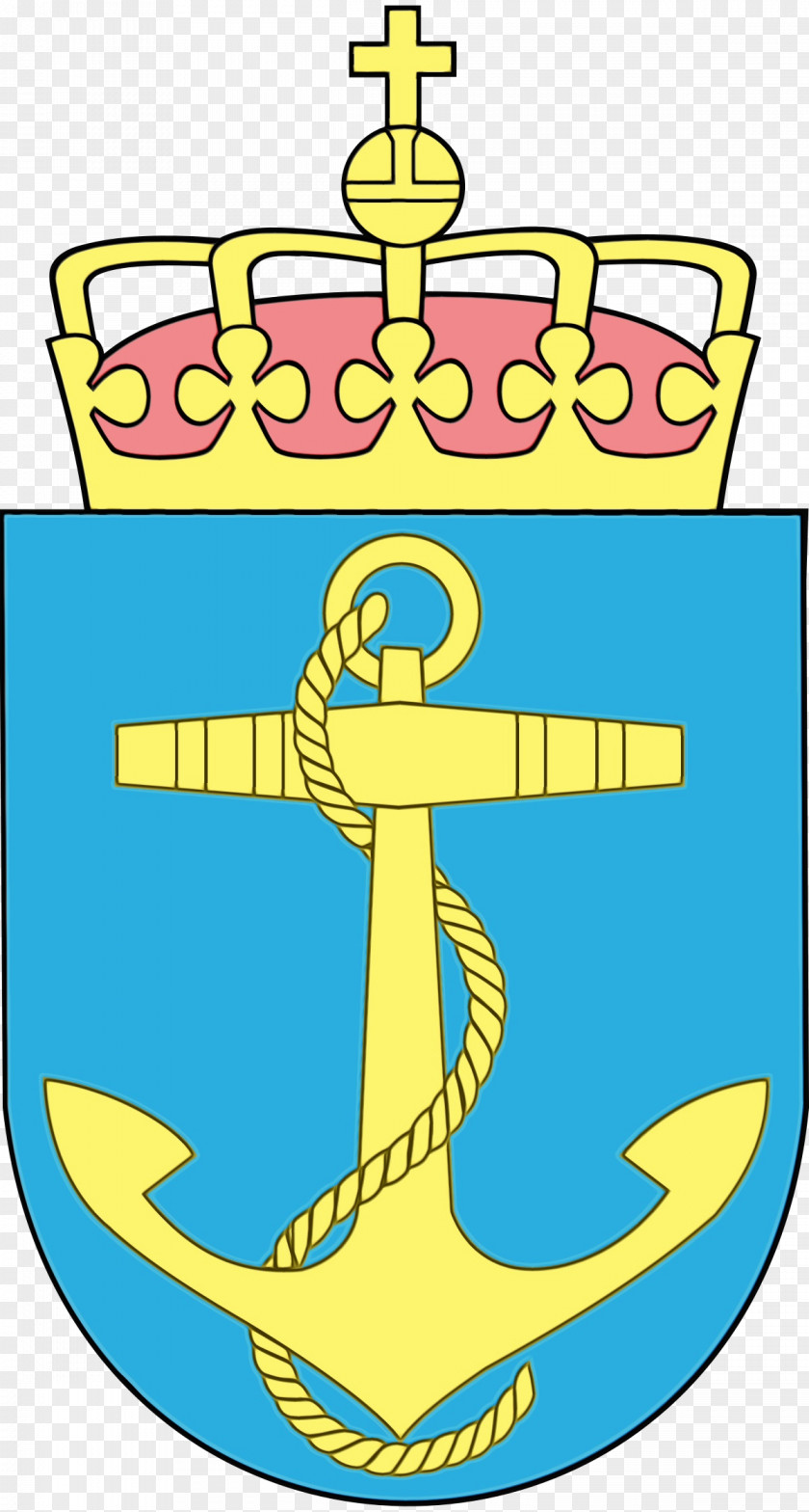Symbol Anchor Yellow PNG