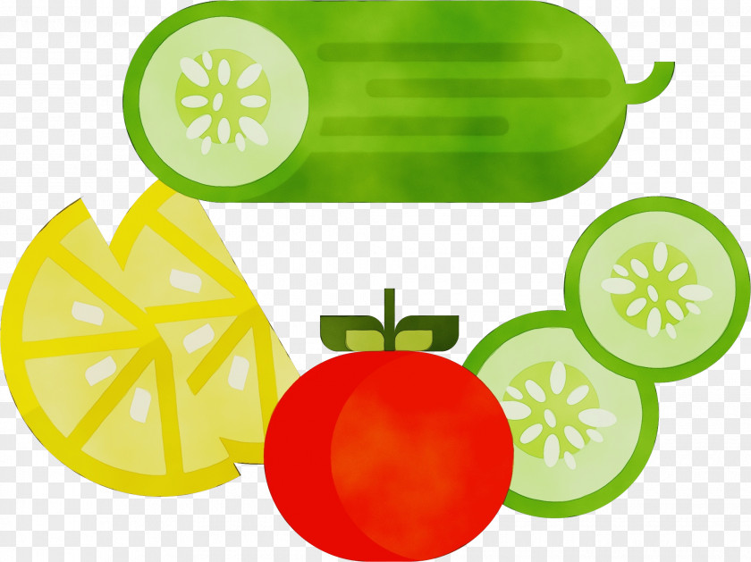 Vegan Nutrition Sticker Watercolor Natural PNG