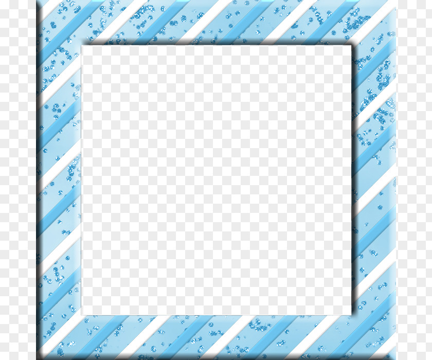 Blue Frame Picture PNG