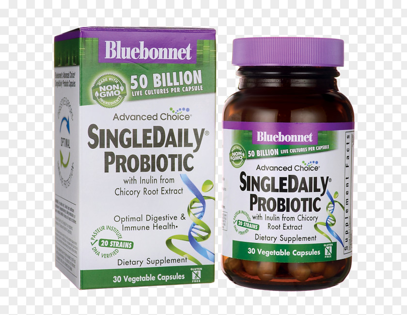Bluebonnet Dietary Supplement Probiotic Lactobacillus Acidophilus Bacteria Colony-forming Unit PNG