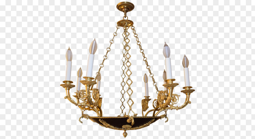 Brass Chandelier Lighting Bronze PNG