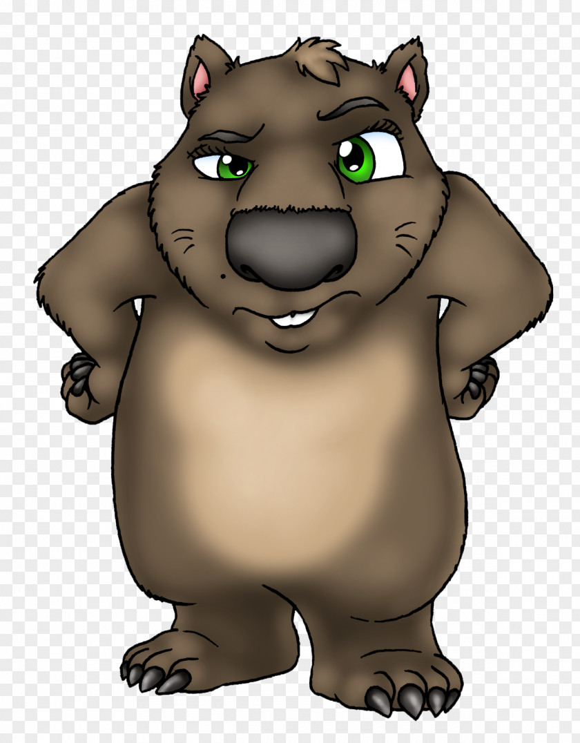 Cartoon Wombat Riley And The Grumpy Wombat: A Journey Around Melbourne Dingo Clip Art PNG
