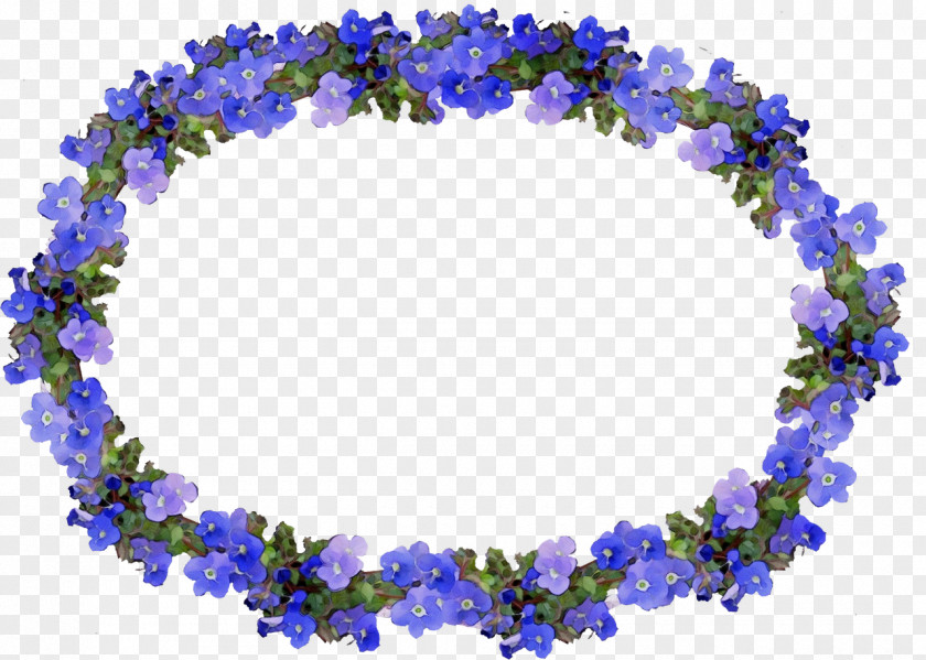 Delphinium Jewellery Blue Flower Borders And Frames PNG