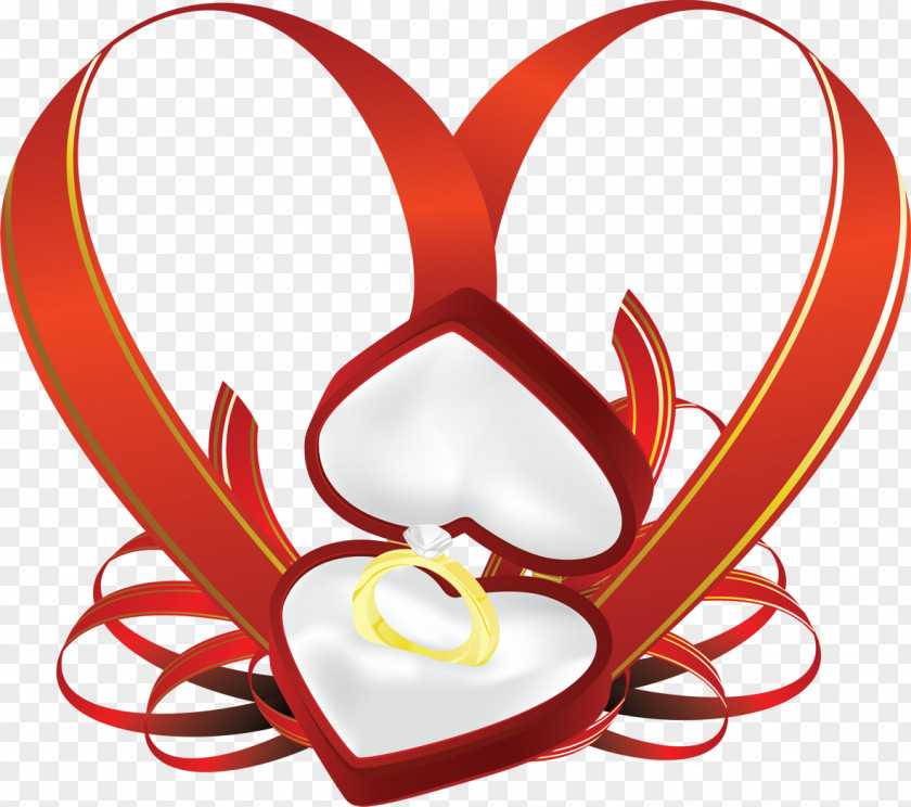 Engagement Valentine's Day Heart Clip Art PNG