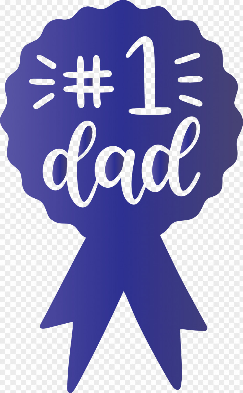 No1 Dad Happy Fathers Day PNG