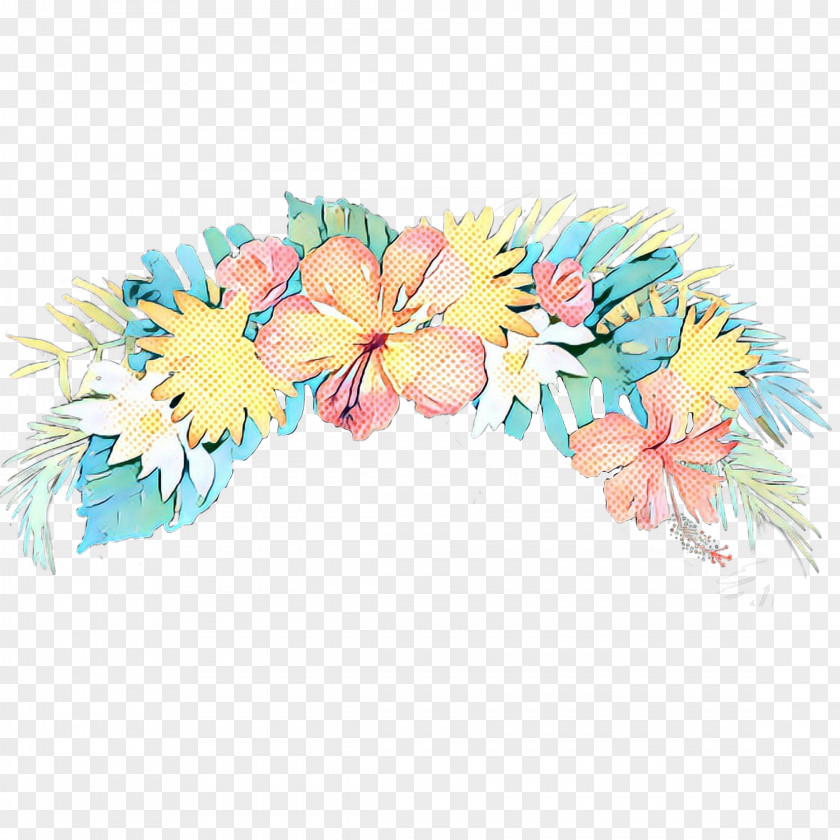 Feather Costume Accessory Pink Flowers Background PNG