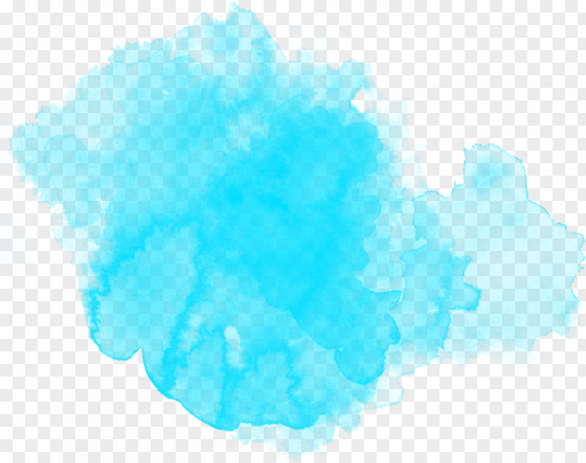 Watercolour Blue Watercolor Painting Azure PNG