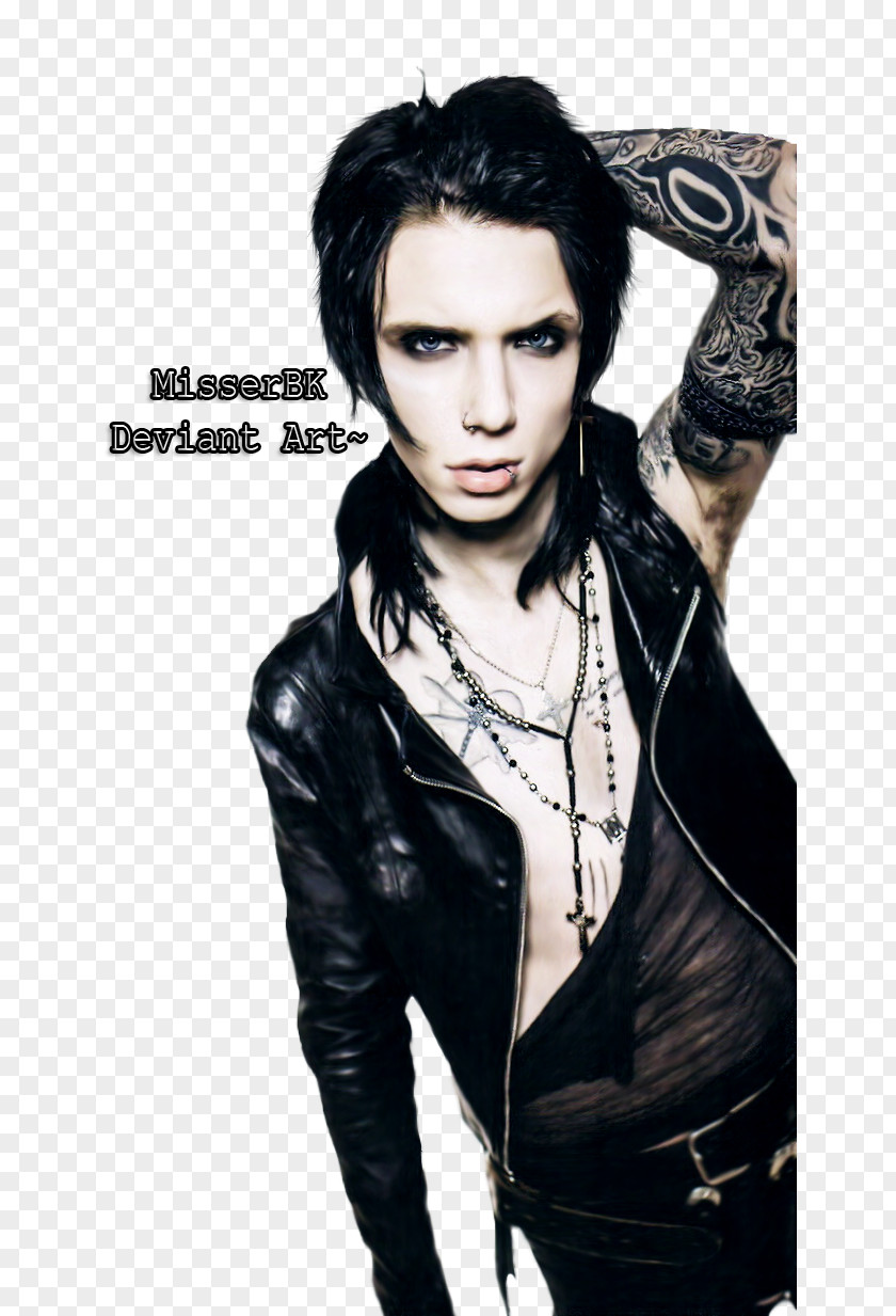 Andy Sixx Juliet Simms Black Veil Brides Wallpaper PNG