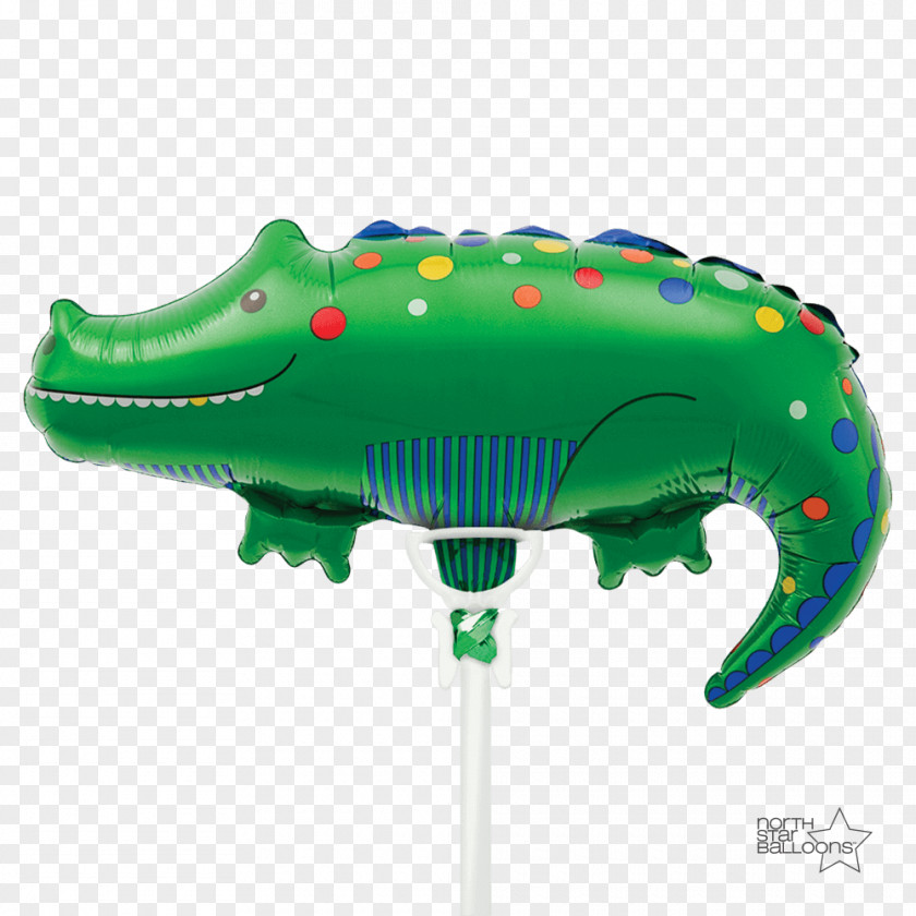 Crocodile Foil Balloon Inflatable Party PNG