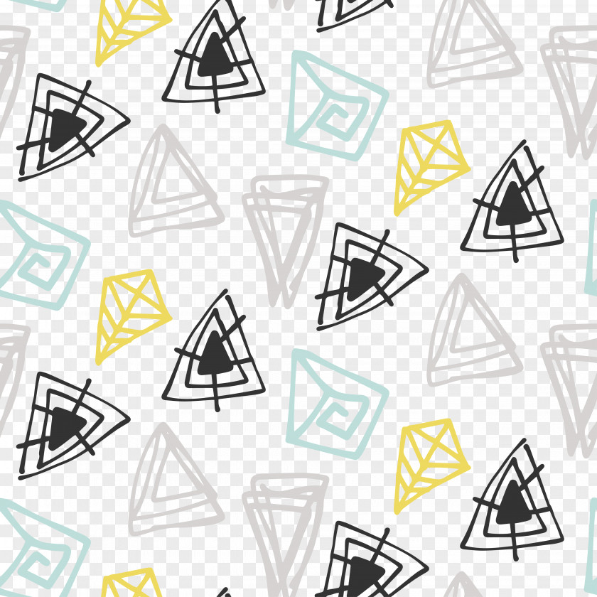 Free Buckle,lovely,background Cartoon Triangle Pattern PNG