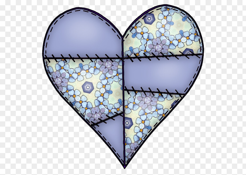 Heart Map Pattern PNG