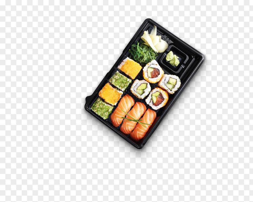 Sushi Packaging Bento California Roll 07030 Comfort Food PNG