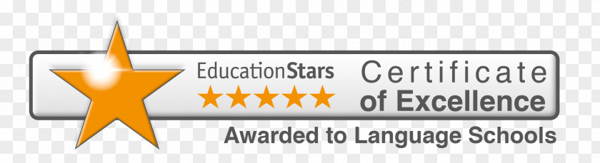 Certificate Of Academic Excellence Star Awards Language School InTuition Languages English PNG