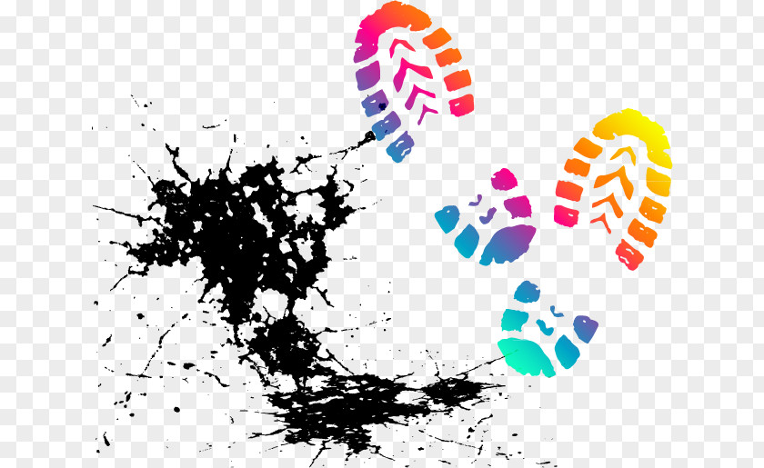 Creative Footprints Shoe Footprint Converse Sneakers Clip Art PNG