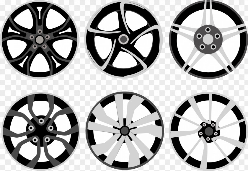 Creative Tires Car Hubcap Alloy Wheel Rim Spoke PNG