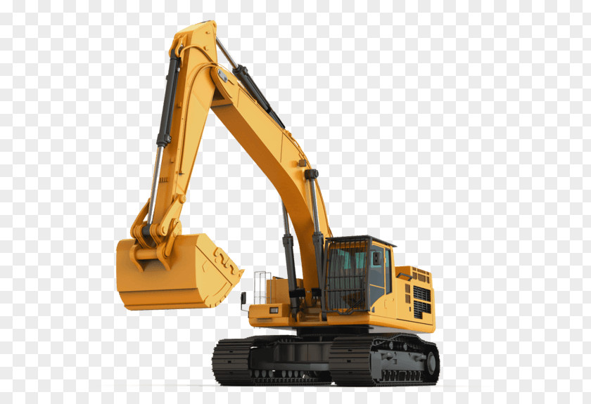 Excavator Bulldozer Architectural Engineering Heavy Machinery PNG