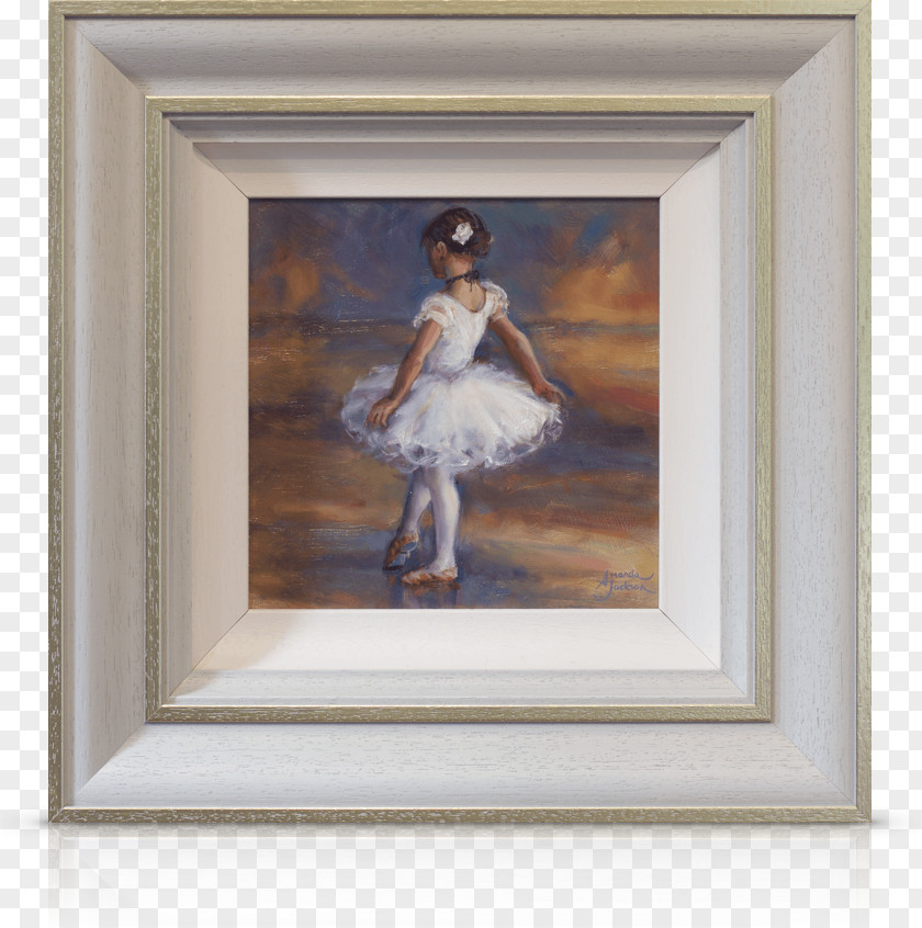 Painting Ballet Dancer Modern Art Picture Frames PNG