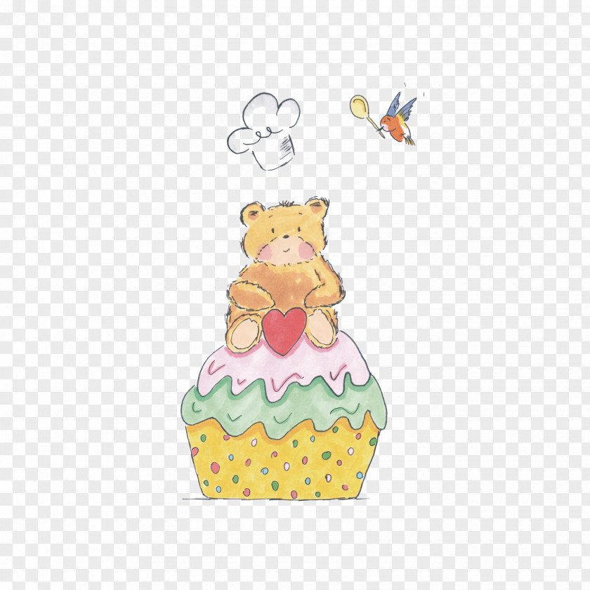 American Muffins Illustration Drawing Cake Child PNG