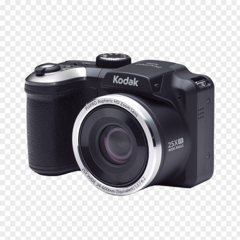 Camera Kodak PIXPRO AZ252 FZ53 Zoom Lens Digital Data PNG