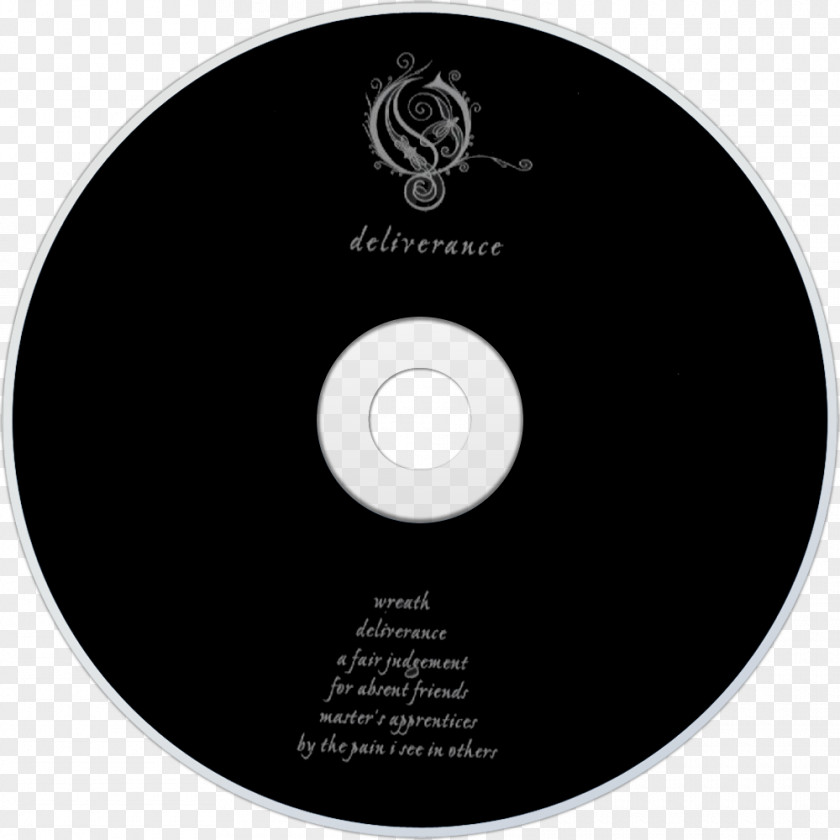 Compact Disc Deliverance & Damnation Opeth Album PNG