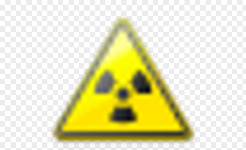 Triangle Radioactive Decay Font PNG