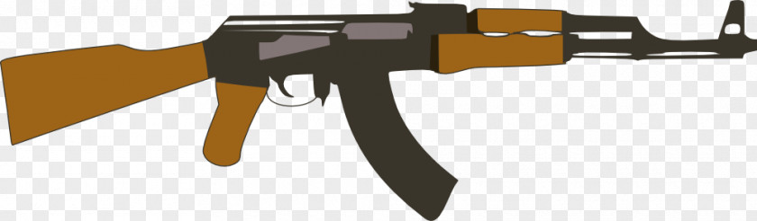 Ak 47 AK-47 Silhouette Firearm Clip Art PNG