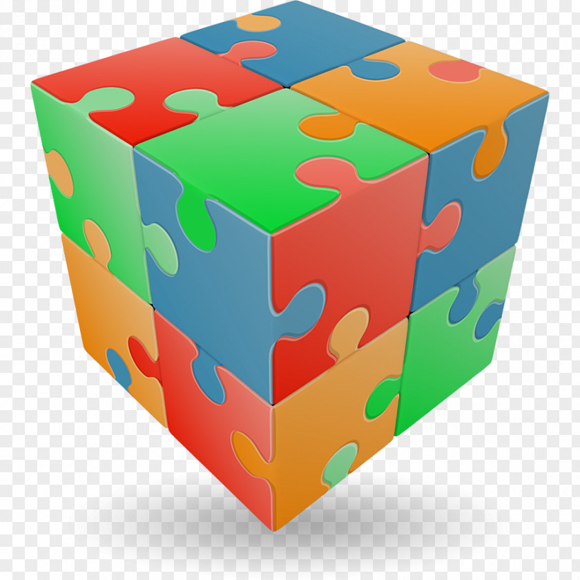 Cube Jigsaw Puzzles Rubik's V-Cube 7 Puzzle PNG